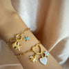 Design a Ring Heart Charm Bracelet