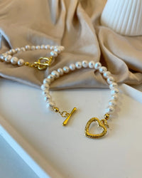 Heart-shaped Pearl Bracelet - thumbnail 3
