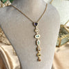 Heart-shaped Colorful Y Necklace