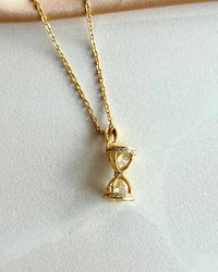 Hourglass Stone Necklace - thumbnail 2