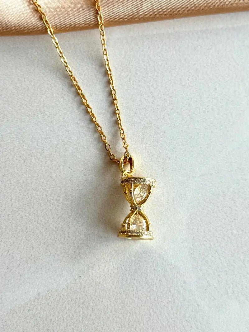 Hourglass Stone Necklace