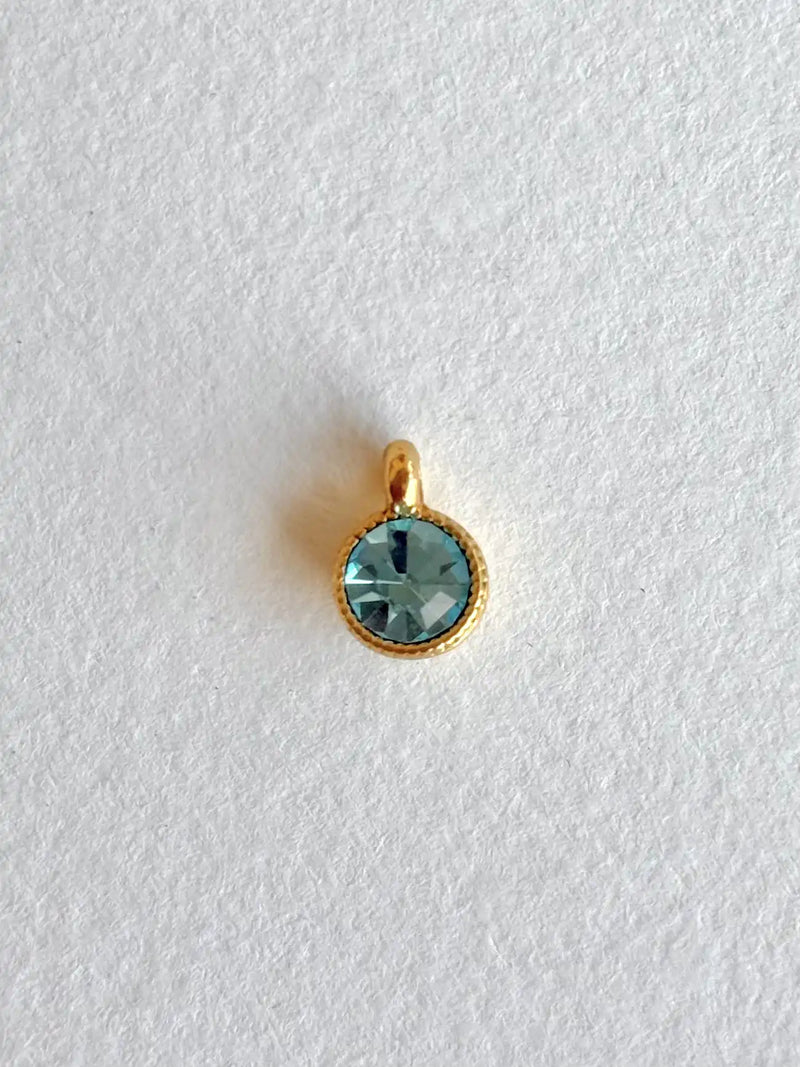 March Birthstone Charm