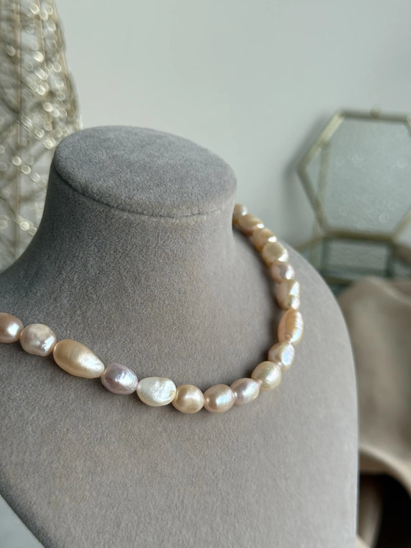 Pink Pearl Necklace