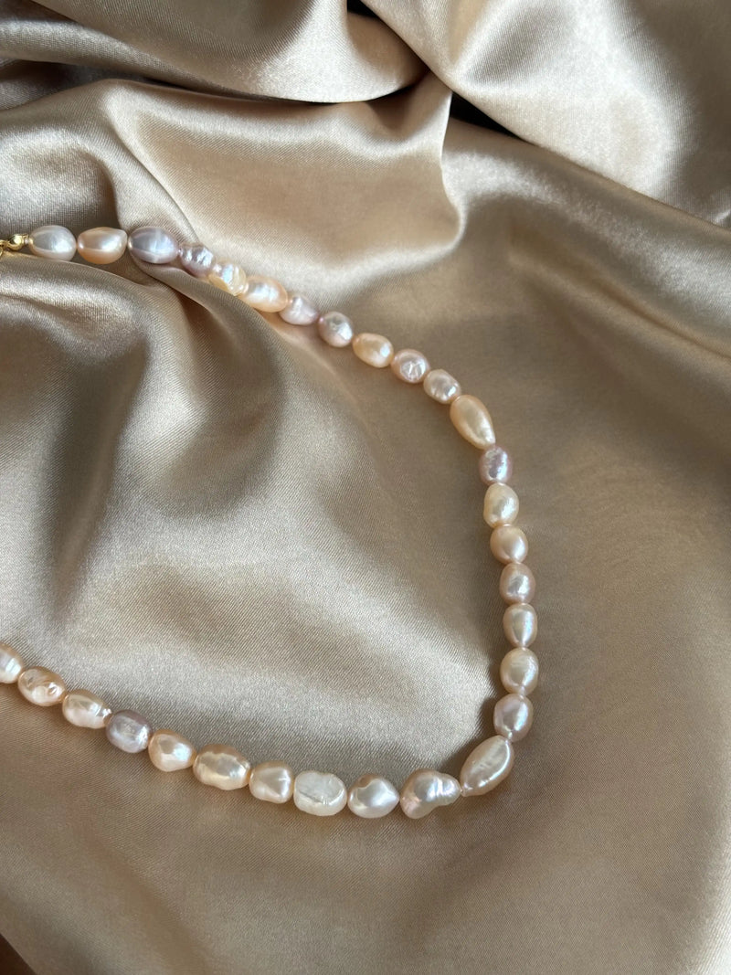 Pink Pearl Necklace