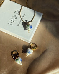 Porcelain Heart Earrings - thumbnail 5