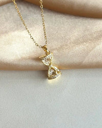 Hourglass Stone Necklace - thumbnail 3