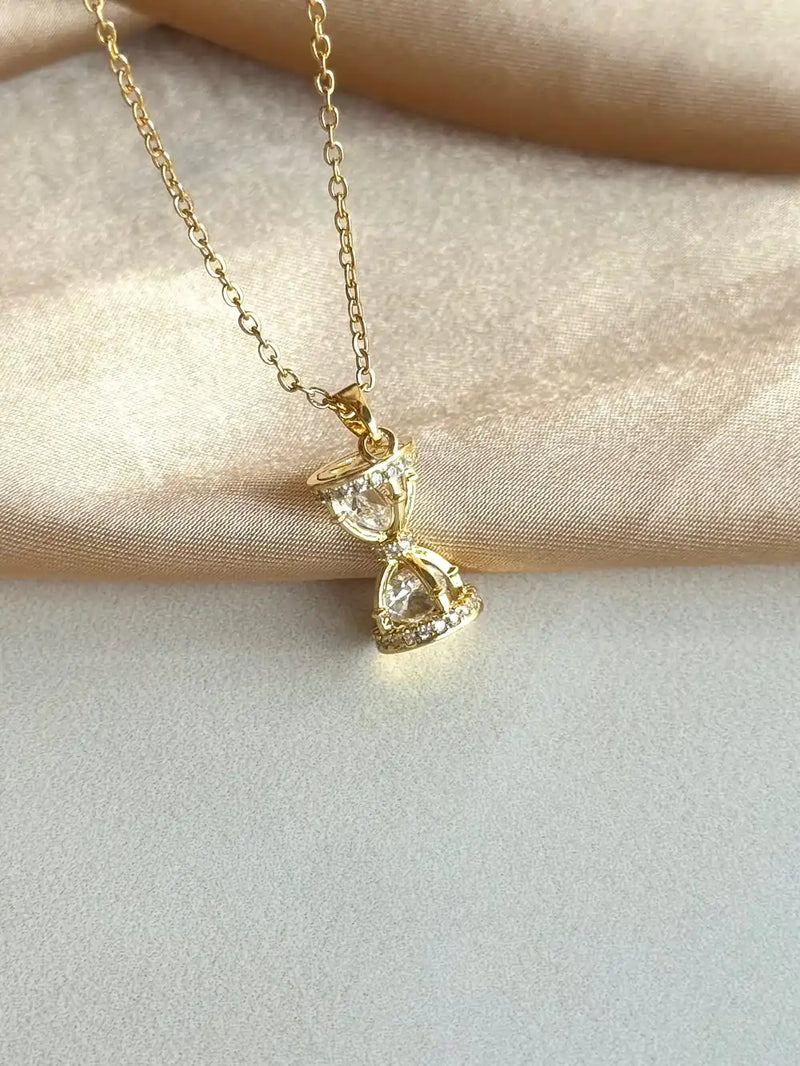 Hourglass Stone Necklace