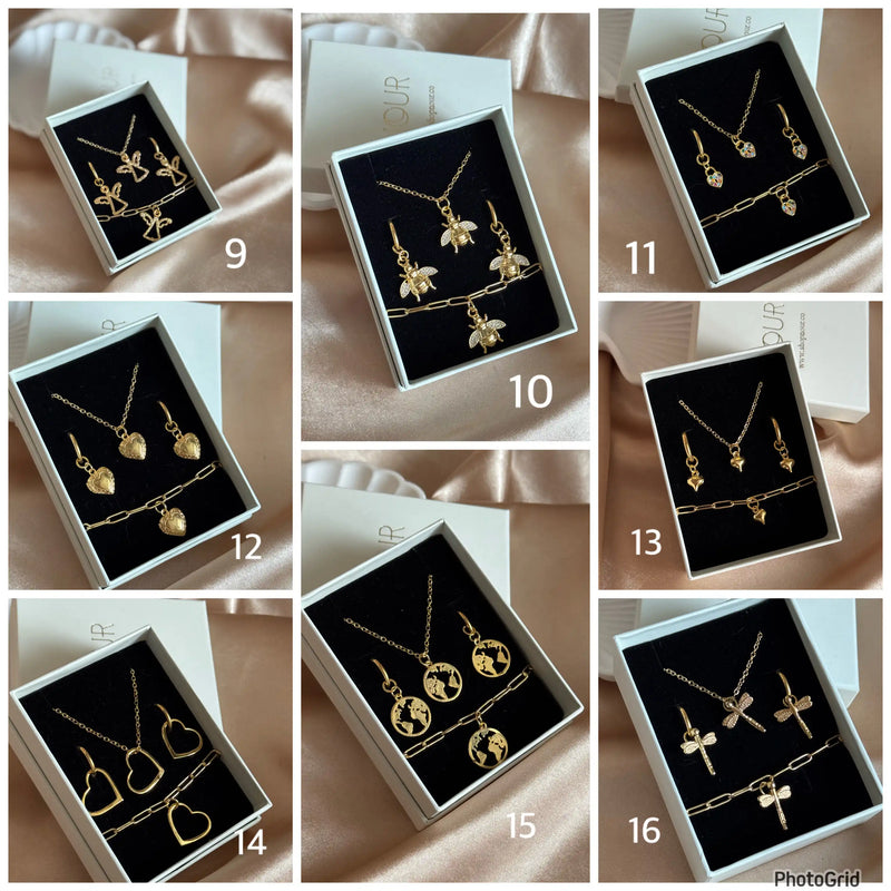 Necklace, Bracelet, Earring Sets