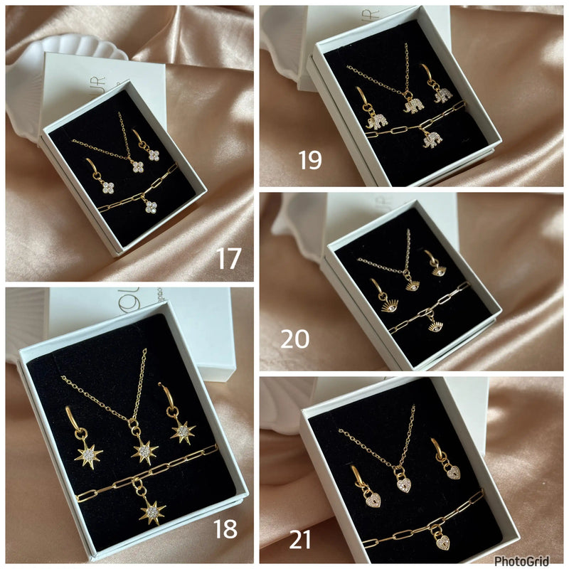 Necklace, Bracelet, Earring Sets