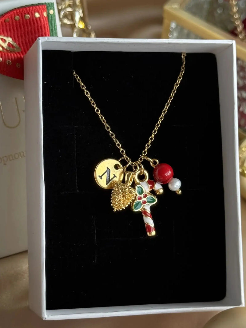 New Year's Necklace with Letters