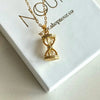 Hourglass Stone Necklace